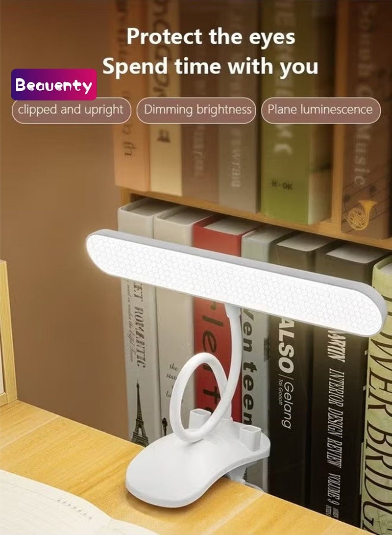 Beauenty LED Clip Desk Lamp Atmosphere Night Light Student Study Special Eye Protection Bedside Lamp Bedroom Dormitory USB Reading Lamp - Image 1